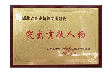2013.01-湖北省企業(yè)精神文明建設(shè)突出貢獻(xiàn)人物