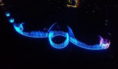 張家口炫彩激光噴泉秀